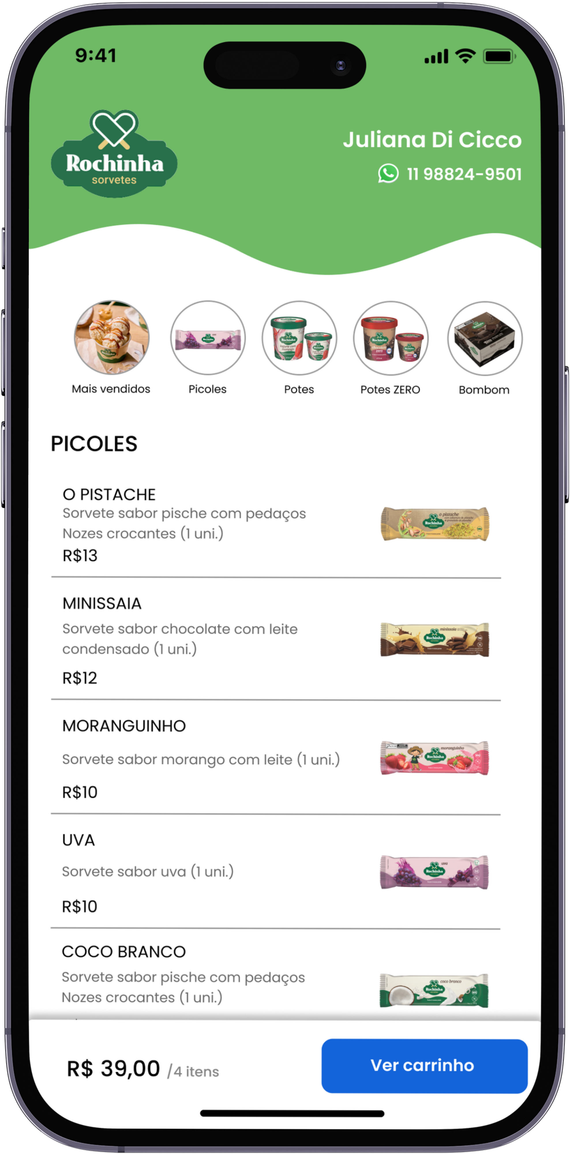 Menuus Catálogo Digital - Menu de Produtos no WhatsApp